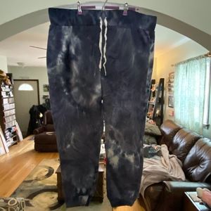 Blue Tie-Dye Sweatpant Joggers (NWOT)